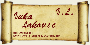 Vuka Laković vizit kartica